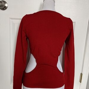 Terre Alte Y2K cut out blouse S